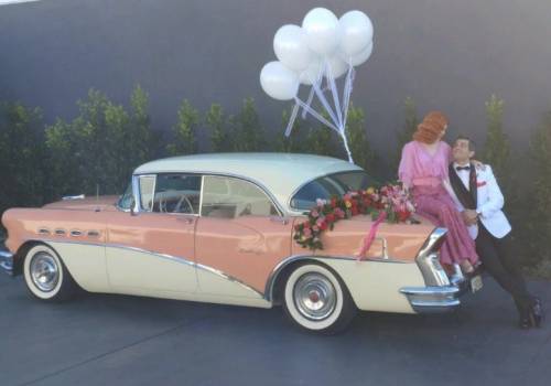 Vintage American limousine hire for events