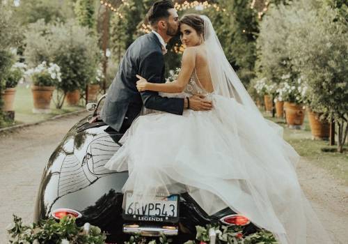 This bride showed up to her Italian ceremony in a classic red Ferrari, Wedding Chicks